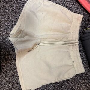 Target Women's Athletic Cream Shorts